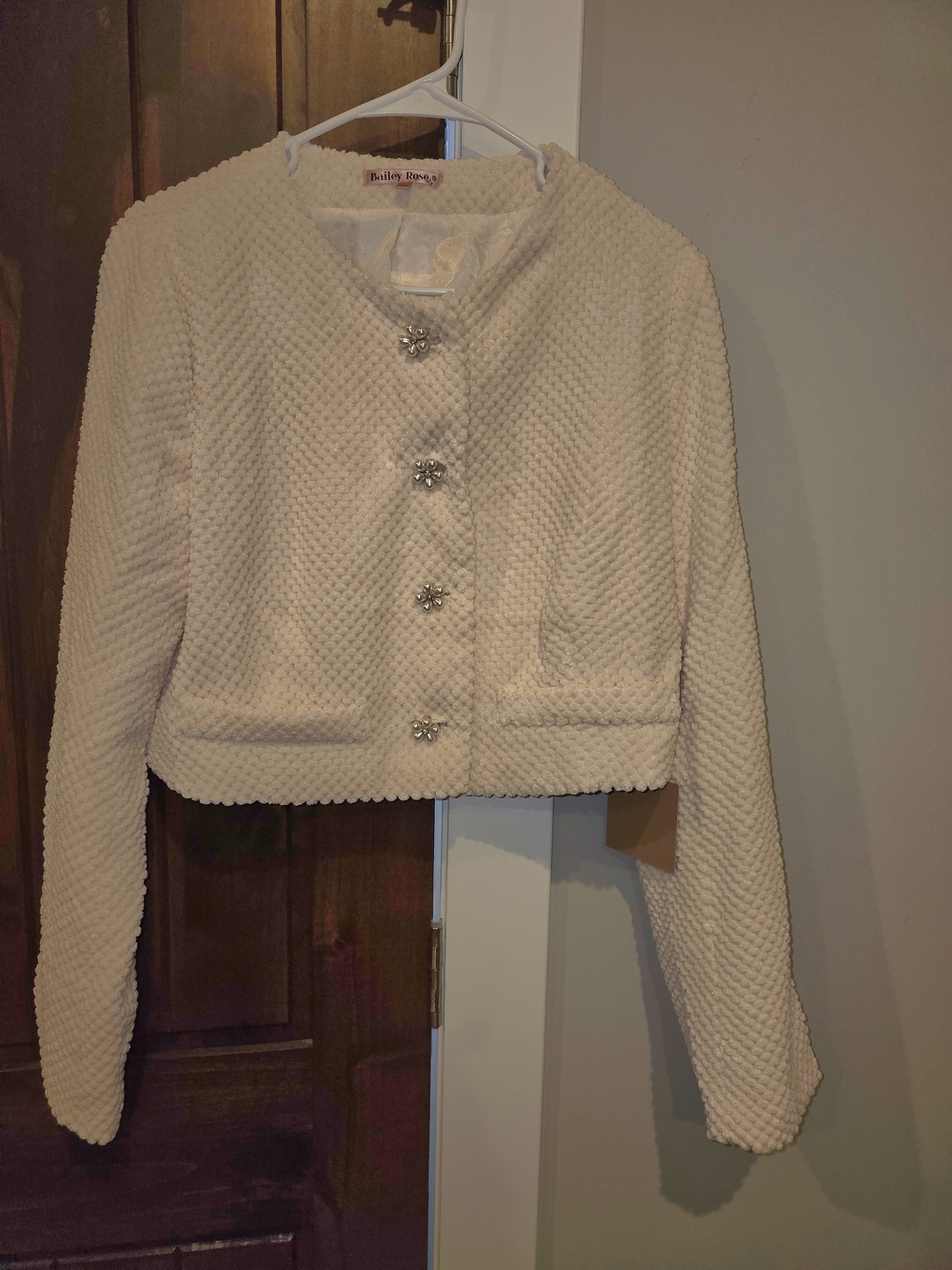 Bailey 44 Women's Cream Textured Jacket